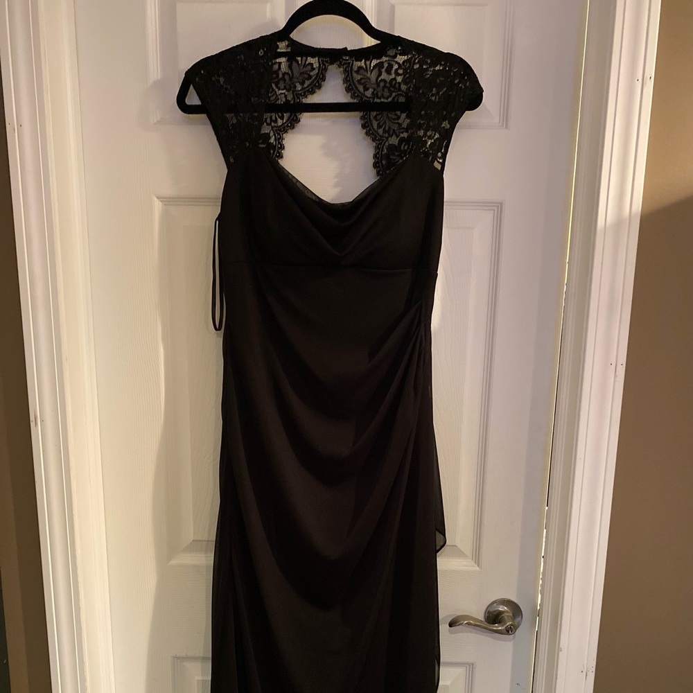 XScape Women’s full Length Evening Gown/Dress Black Size 8